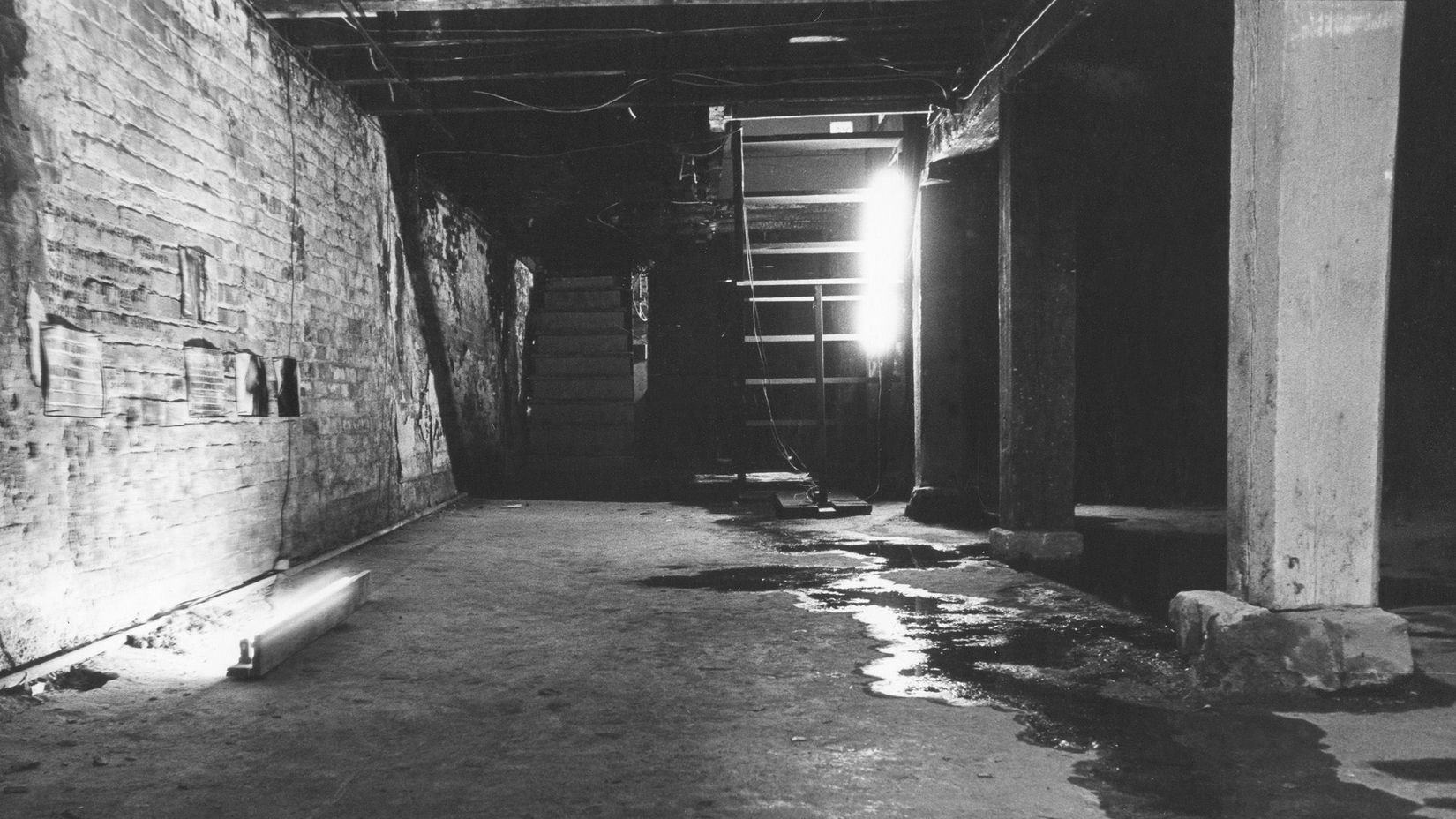 Vue de l’installation Blind Date #1 : entrevue par Claire Paquet et Suzanne Paquet